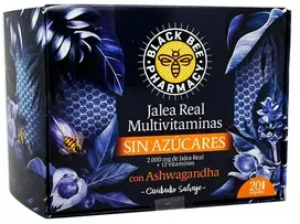 Black Bee Juodas Bee Royal Jelly Multivitamins 20 Vials 10ml