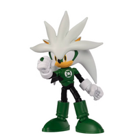 Jakks Pacific Figūrėlė Sonic The Hedgehog Sidabrinis x Zielona Latarnia Crossover 14 cm