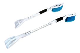 Amio Kufieta Teleskopinis sniego šepetys su ledo grandikliu PREMIUM M1 ABS, 660–890 mm