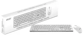 Klaviatūra žaidimams MSI Forge K210 W Combo Baltas US