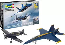Revell „Mėlyna Angels“ 2 lėktuvų dovanų rinkinys 1/72 su dažais ir klijais