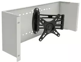 Laikiklis DeLOCK 19? Monitorius Arm pilkas, Flat panel mount arm, Pilkas, 10 kg, 50 x 50,75 x 75,100 x 100, 482.6 mm, 142 mm