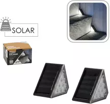 SAULĖS ENERGIJA MAITINAMOS LAIPTŲ LEMPOS LED (2 VNT.)