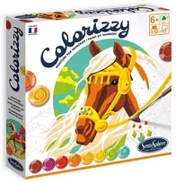 Kūrybinis spalvinimo rinkinys „Colorizzy Žirgai”