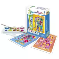 Mini Akvarelės rinkinys - Drambliai
