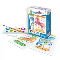 Mini Akvarelės rinkinys - Žirgai