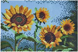 HAMA ART kūrybinis karoliukų rinkinys SUNFLOWER