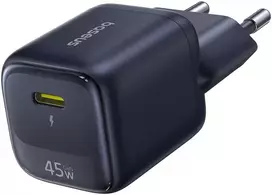 Baseus Sieninis įkroviklis EnerFill FN22 45W USB-C QC PD, juodas