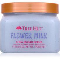 Tree Hut Shea Sugar Scrub Flower Milk kūno šveitiklis su cukrumi 510 g