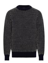 Sätila Of Sweden - Eneby Sweater - Apvalios apykaklės megztinis - Tamsiai mėlyna