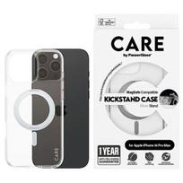 PanzerGlass CARE Kickstand Case for iPhone 16 Pro Max 6.9" Silver, with MagSafe