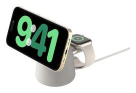 BELKIN BoostCharge Pro Headphones, Smartphone, Smartwatch, Beige, AC Wireless Charging, Fast Charging, Indoor