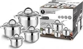 Extralink HOME GARNEK 4-SET STAL NIERDZEWNA 1.9L, 2.7L, 3.6L, 6.1L SF-1132 Round Stainless steel