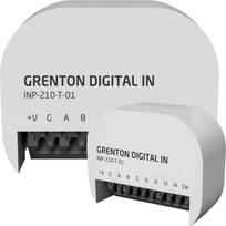 Grenton Digital Input Module (4 Inputs) / Supports 1-wire / Push Mount / TF-Bus