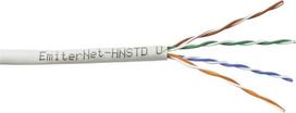 No Name Emitter Net UTP (U/UTP) Cat.5e 350MHz Cable, Wire, Standard, Grey