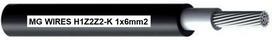 No Name Photovoltaic cable // MG Wires // 1x6mm2, 0,6/1kV black H1Z2Z2-K-6mm2 BK, spool 500m