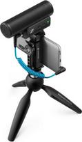 Sennheiser MKE 400 Mobile Kit - condenser, supercardioid microphone with low-pass filter with Manfrotto tripod