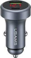 Usams Car Charger USAMS CC327 Aluminum 45W USB-A USB-C Tarnish