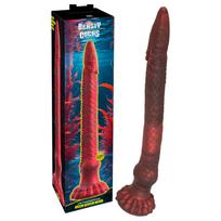 Beasty Cocks Milžiniška Ungurė - milžiniškas ungurys dildo (raudonas)