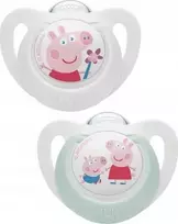 NUK čiulptukas „Peppa Pig Star“, 18–36 mėn., 2 vnt.