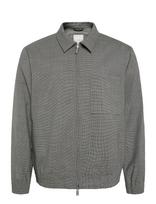 Calvin Klein - Ls Wool Houndstooth Blouson Jkt - Bomberio striukė - Balta