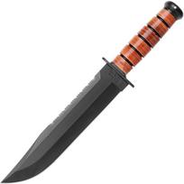 TOGO Ka-Bar - Nóz survivalowy Big Brother - Skóra - Brą | 8461 | 617717222177