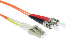 Act ACT 15 meter LSZH Multimode 62.5/125 OM1 fiber patch cable duplex with LC and ST connectors. Lc-st 62.5/125 om1 dup 15.00m (RL7015) | RL7015 | 8716065224269