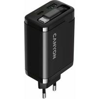 Canyon 65RC Build-In Cable USB-C 65W 1xPD 1xQC EU Black | 5291485019754