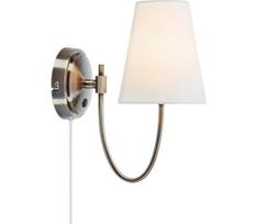 Markslöjd 108908 - Sieninis šviestuvas AMAR 1xE14/40W/230V baltas/žalvarinis