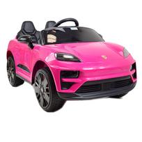 Originali „porsche Macan“ Baterijomis Maitinama Mašinėlė Mergaitei, Rožinė / Dk666