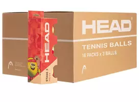 Teniso kamuoliukai pradedantiesiems Head Stage 3 Red 16x3B
