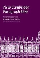 New Cambridge Paragraph Bible, KJ590: T : Personal size
