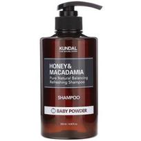 Kundal Honey & Macadamia Baby Powder Natural Moisturizing Shampoo plaukų šampūnas, 500 ml