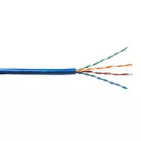 Emitter Net UTP (U/UTP) Cat.5e kabelis, suvytas, 4x2x24AWG, PVC, mėlynas