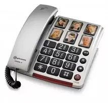 amplicomms BigTel 40 Plus Analoginis telefonas Juoda, Pilka
