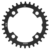 Priekinis dantratis SunRace CRMX04 Narrow-Wide Alu 104BCD black-30T