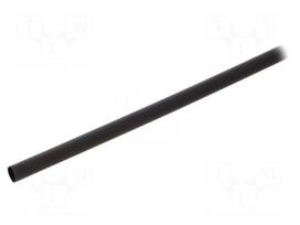 Heat shrink sleeve | 2: 1 | 4.75mm | L: 1.2m | black | polyolefine