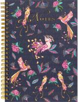 Užrašinė GOLDBUCH Tropical Birds, su spirale, A5, 80 l., linijomis