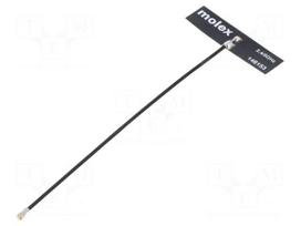 Antenna | Bluetooth,WiFi,ZigBee | 3dBi,4dBi | linear | 34.9x9mm | MHF4