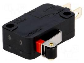 Microswitch SNAP ACTION | 5A/250VAC | with lever (with roller)