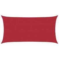 Saulės šešėlio audinys Raudona 2 x 6 m HDPE