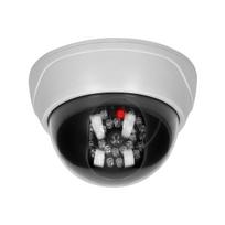 Vaizdo stebėjimo sistemos // Priedai  kameroms // Atrapa kopułowej kamery monitorującej z podczerwienią CCTV, bateryjna