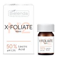 Veido pilingas Bielenda Professional X-Foliate Basic 50% pieno rūgštis, šviesinamasis, nuo raukšlių