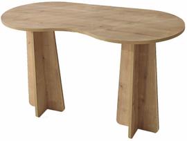 Rašomasis stalas Kalune Design Infini, 60 cm x 120 cm, 75 cm, safyro ąžuolas