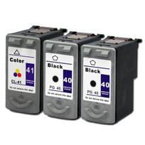 Kasetė rašaliniams spausdintuvams PG-40 Black+ CL-41 TriColor - DOUBLE BLACK!, PG-40 Black+ CL-41 TriColor - DOUBLE BLACK!