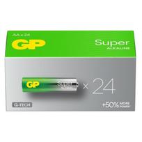 GP Super Alkaline AA elementai LR6 15A GP15A 1.5V, 24 vnt
