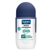 Sanex Men Zero% Respect & Control rutulinis dezodorantas vyrams 50 ml