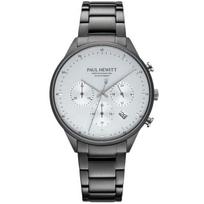 Vyriškas laikrodis Paul Hewitt Solar Chrono Gun Metal White PH-W-0298 PH-W-0298