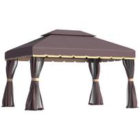 Sodo paviljonas, aliuminis, polikarbonatas, 390x290 cm, 1 vnt