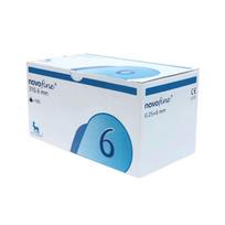 NOVOFINE adatos insulinams, 31G, 6mm, N100